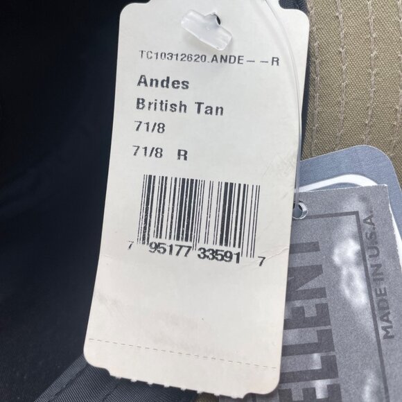 Stetson Mens Beige Fedora Hat Classic Design Size 7 1/8 - 57 - New - Picture 12 of 13